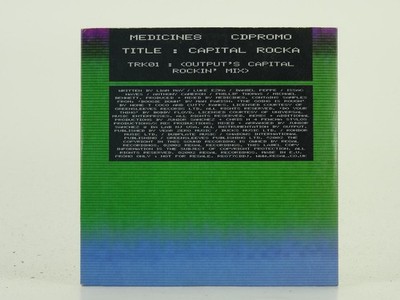 MEDICINES CAPITAL ROCKA (D43) 1 Track Promo CD Single including Card Sleeve REGA