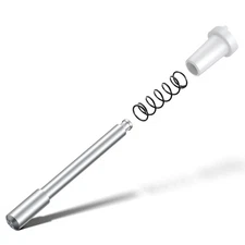 Window Screen Plunger Latches with Caps 8 Pack 5/32 x 1-1/2 inch White