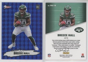 2022 Panini Zenith 1992 Pacific Blue Breece Hall #PAC-19 Rookie RC