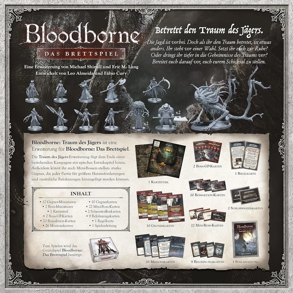 Asmodee Bloodborne Brettspiel Traum des Jägers Gesellschaftsspiel Erweiterung - Bild 3 von 4