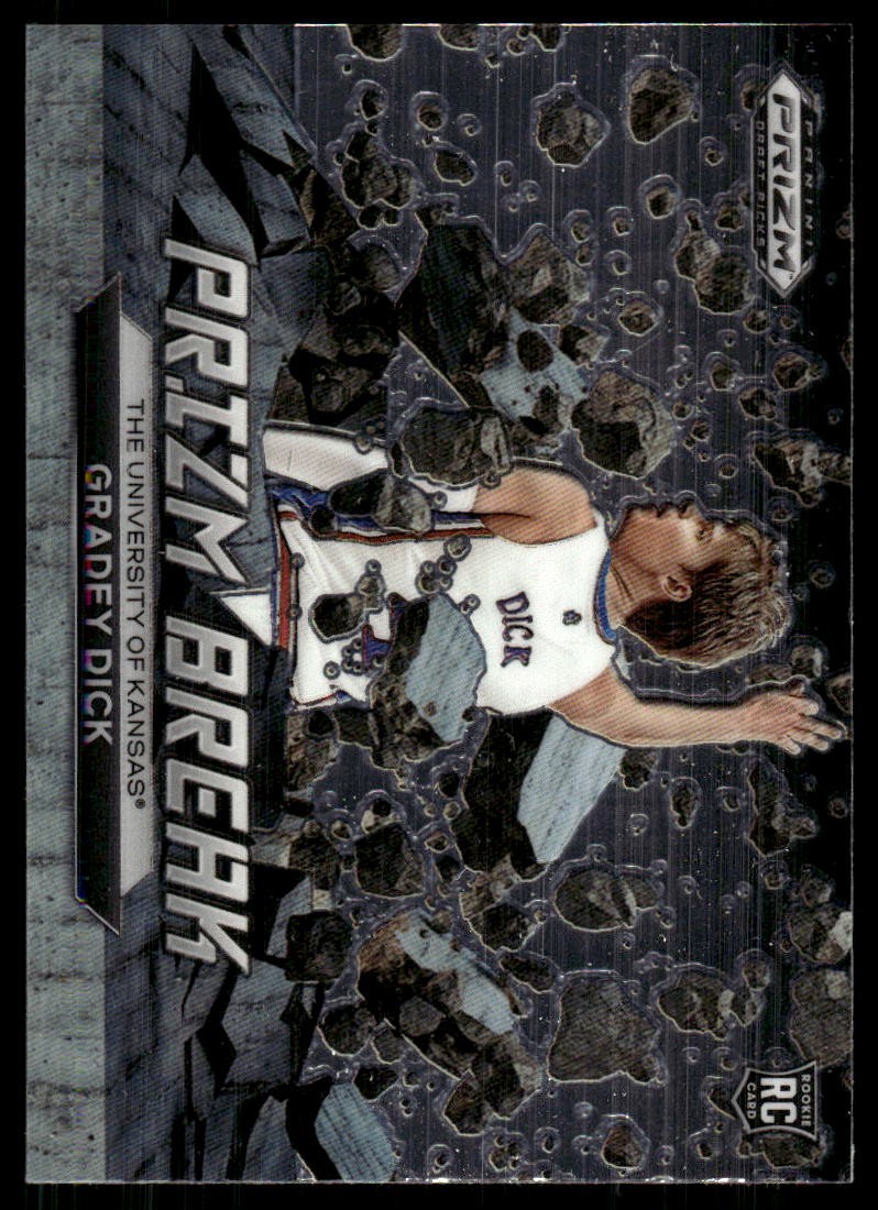 Gradey Dick 2023 Panini Prizm Draft Picks #6 Kansas Jayhawks FREE SHIPPING