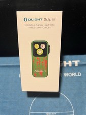 Olight Oclip Pro Zombie Green Clip on Flashlight, Floodlight Spotlight/Red Light