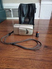 Olympus Stylus 100 Wide 35mm Point  Shoot Camera 28-100mm Zoom w/Case  Batt.