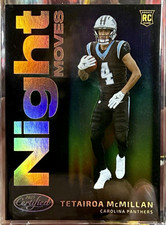 2025 Panini Certified Night Moves Tetairoa McMillan RC #NMS-1 Panthers MINT!!!!