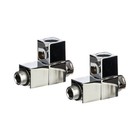 INSTINCT INST-AL031LC SQU RAD VALVE STRAIGHT 15MM (PR) POLISHED CHROME