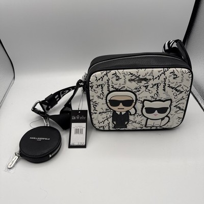 KARL LAGERFELD Maybelle Karl & Choupette Paris Crossbody Bag NWT