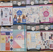 MAMBI 8 The Happy Planner Sticker Sheets Lot -6 Books 2 Stickers 7500 Plus NEW