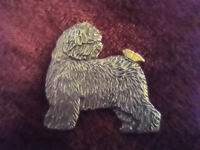 Old English Sheepdog / Butterfly Pin 58B Herding Dog Jewelry b Cindy A. Conter  