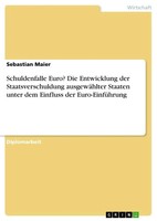 Sebastian Maier | Schuldenfalle Euro? Die Entwicklung Der Staatsverschuldung...