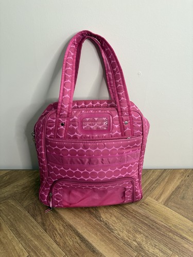 LUG Puddle Jumper Tote Bag PINK Gym Travel/Carry-On BAG~LUGGAGE~Cross Body Strap