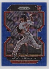 2022 Panini Prizm Blue Wave Prizm 9/60 Mason Thompson #28 0x1