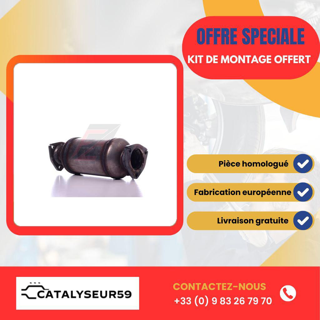 Catalyseur Audi Coupe 1.8 SF échappement voiture ancienne 1986