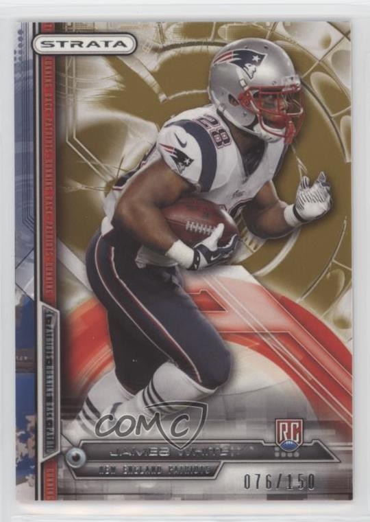 2014 Topps Strata Rookie Bronze 76/150 James White #180 Rookie RC 1l2
