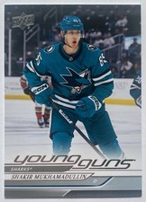2024-25 Upper Deck Young Guns Shakir Mukhamadullin Rookie #211 San Jose Sharks