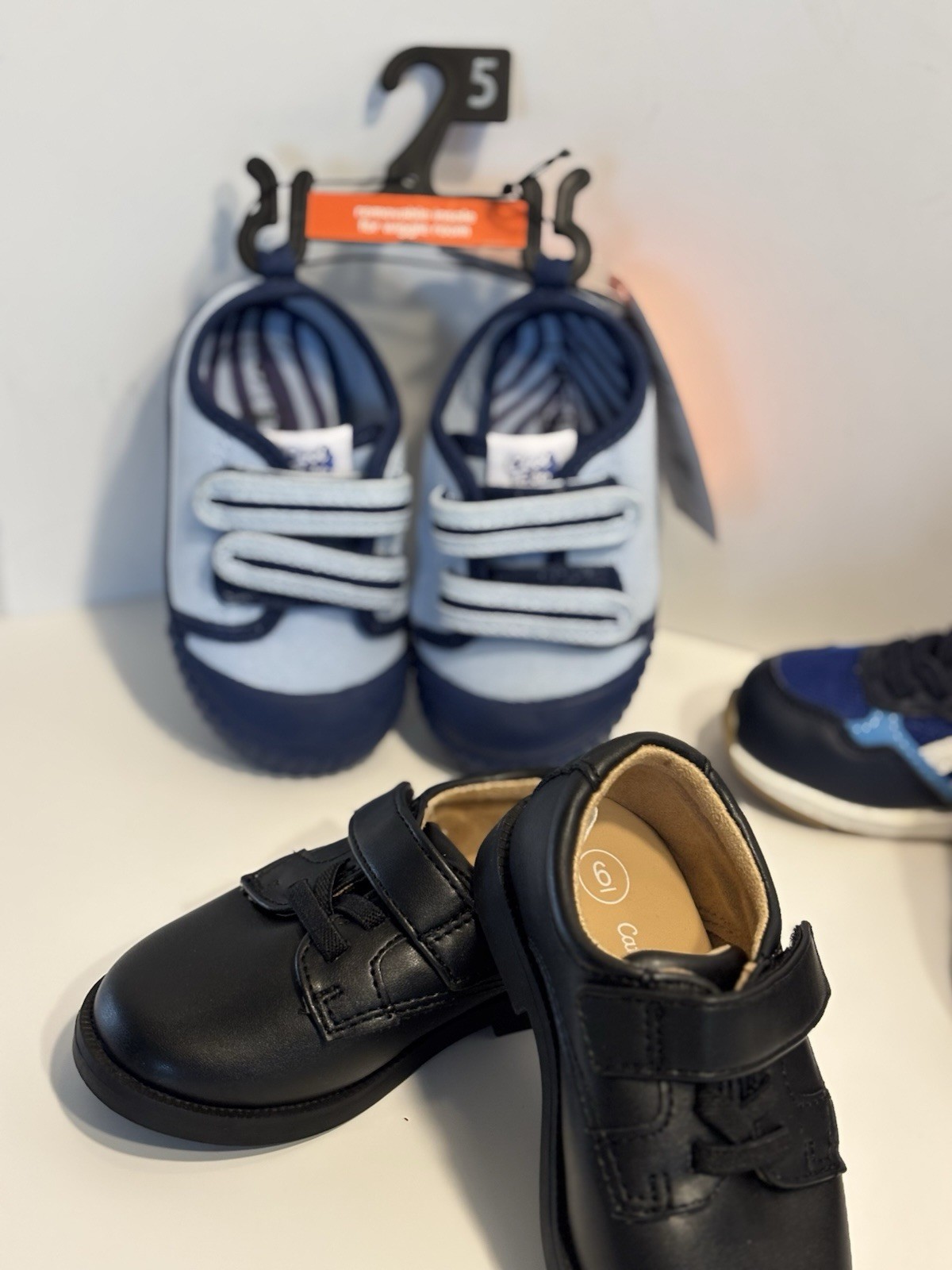 4 Pair Infant Toddler Boys Shoes 2 Size 5 2 Size 6 Everyday Church Playtime NWOT thumbnail 2