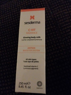 Sesderma C-VIT  Radiance Glowing Body Milk Antiox Booster System 8.45 fl oz 6/25