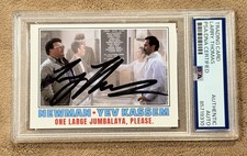 Larry Thomas Signed Soup Nazi Seinfeld Trading Card PSA Autograph Authentic