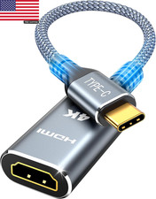 USB C to HDMI Adapter 4K 60Hz , USB Type C to HDMI Cable Adapter High Speed, T