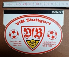 Aufkleber,VfB Stuttgart,Fussball,1893,Deutscher Meister 1950,1952,Pokalsieger