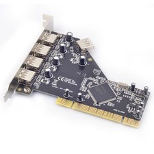 PCI to 4 Ports External  1 Port Internal USB2.0 PCI Controller Card for NEC