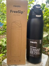 Owala FreeSip 32oz Stainless Bottle Leak-Proof Full Box