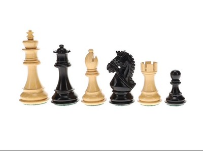 WE Games Luxury Staunton Bridle Knight Chess Pieces,  4 inch king