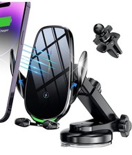 15W Fast Wireless Charging Car Mount Infrared Sensor Universal Suction Cup
