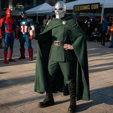 Costume Doctor Doom The Avengers Perform Cape Clothes Cosplay New Gift Cool