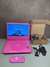 Bush Schermo Girevole Portatile" 10" HD, Telecomando, Completo Rosa Boxato 