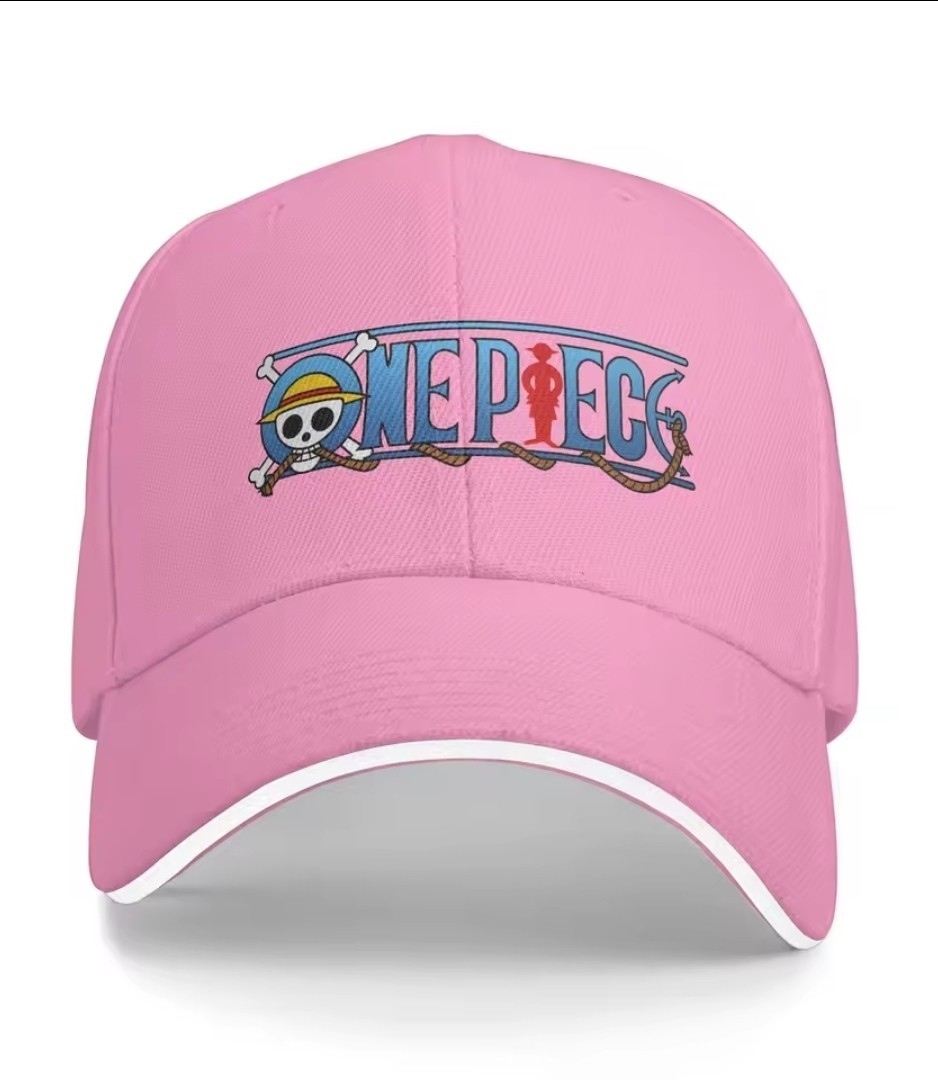 Gorra One Piece Ajustable Luffy Rosa Chopper Nami Zoro Chino Verano 2026