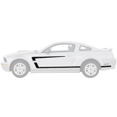 Graphic Express Reverse C-Stripe Boss-Style Side Stripe Decal Kit Mustang 05-...