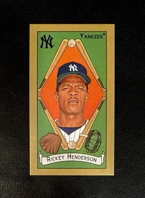 RICKEY HENDERSON - 2025 Topps T205 [Base] - #159 - NEW YORK YANKEES