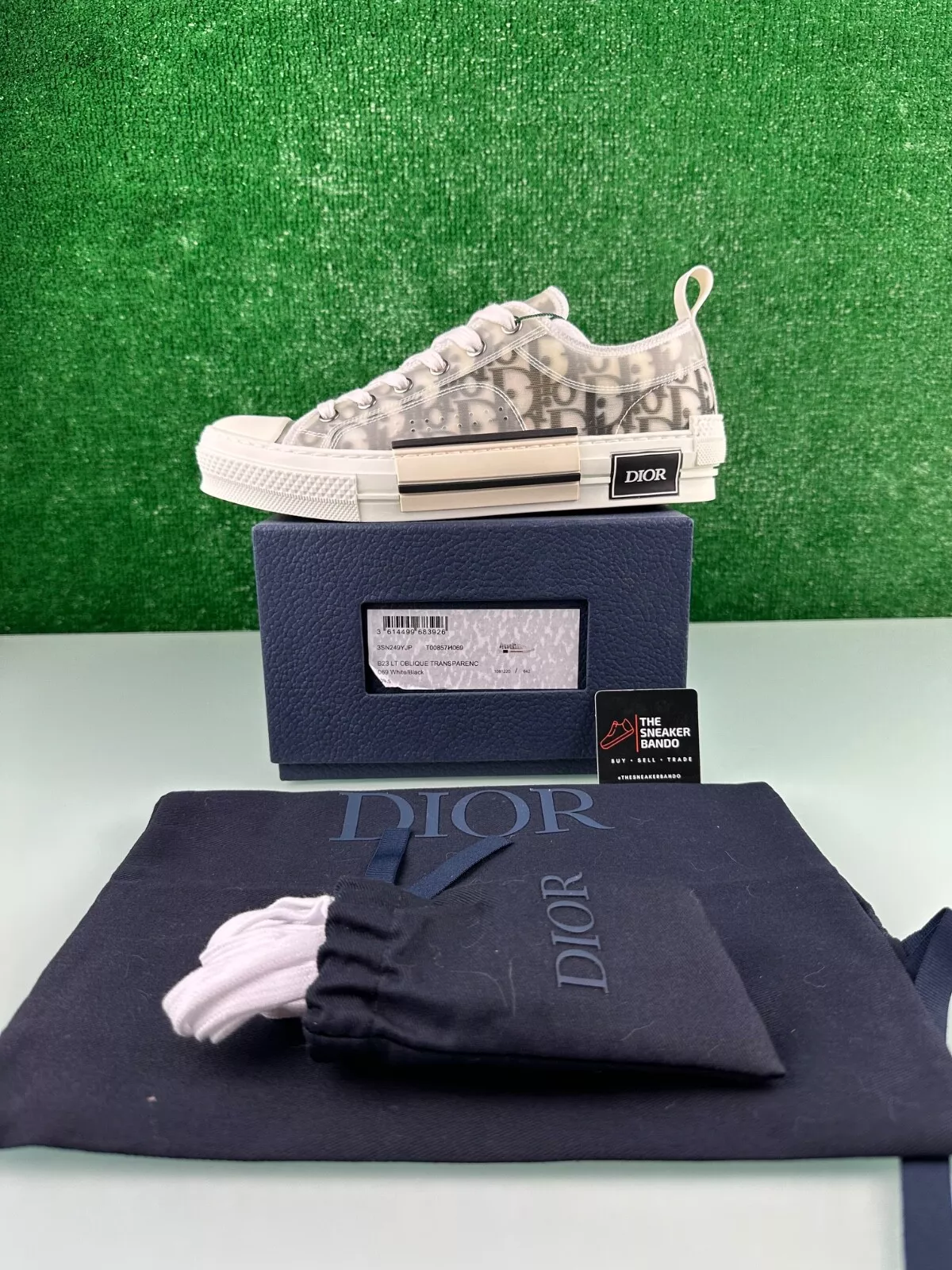 Taille 39,5 EU/6,5 US   Dior B23 Bas Dior Oblique