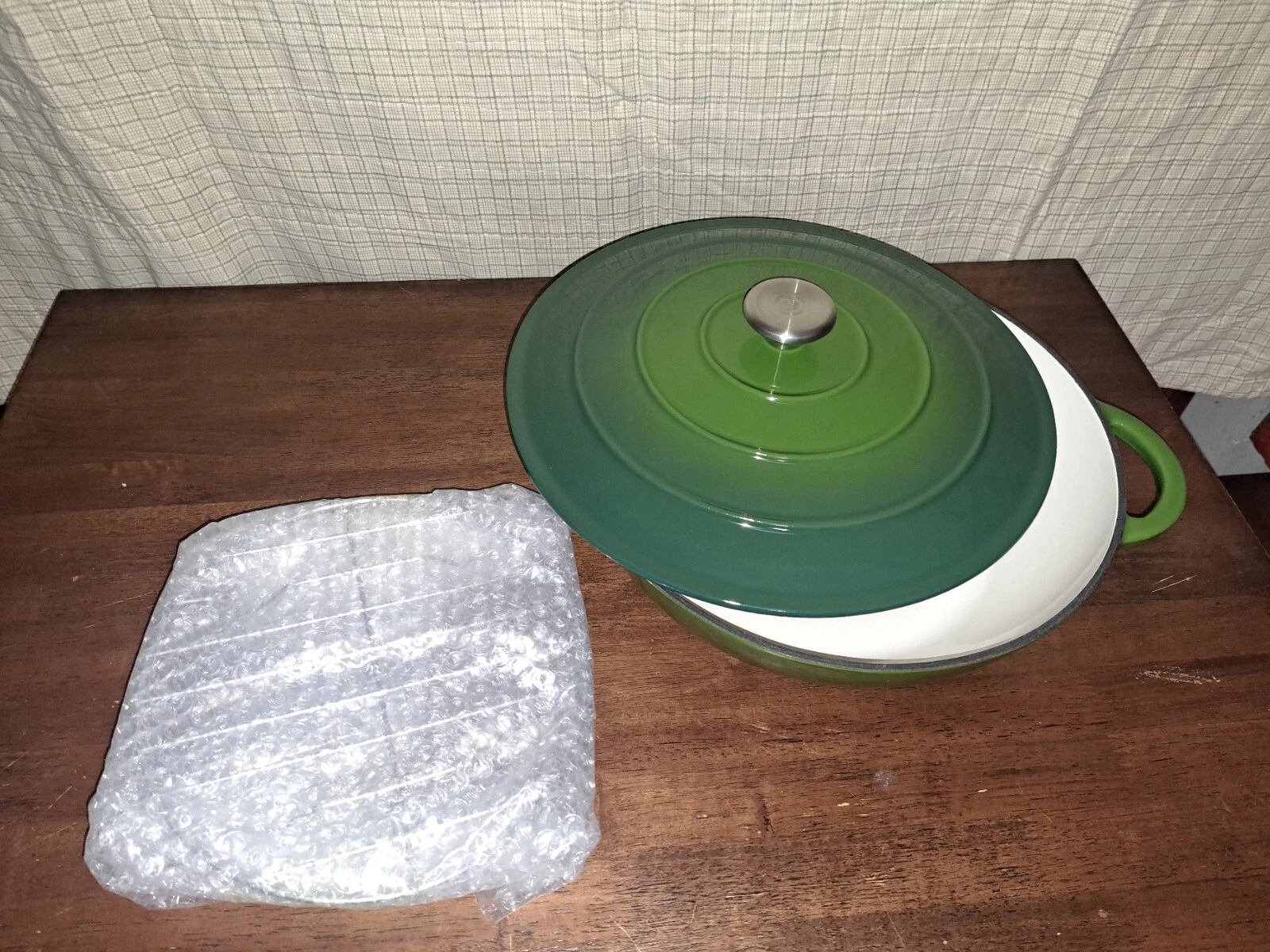 Cook's Essentials Green Cast Iron Enameled 11" Dutch Oven New