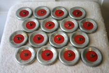 Gilbert Erector MH 3" Steel Wheel Painted Center Set of 12 w/screws