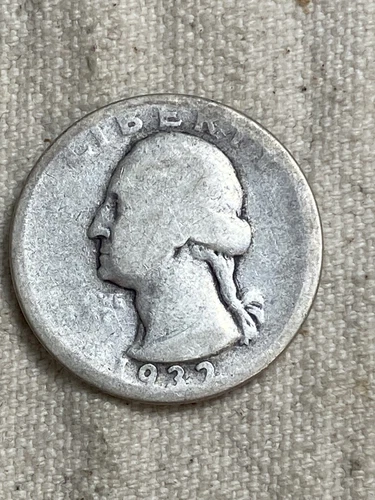 1932-D 25c Washington Silver Quarter Key Date First Year of Issue Lowball