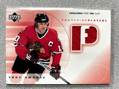 2001-02 Upper Deck Challenge for the Cup Tony Amonte Franchise Players Jersey