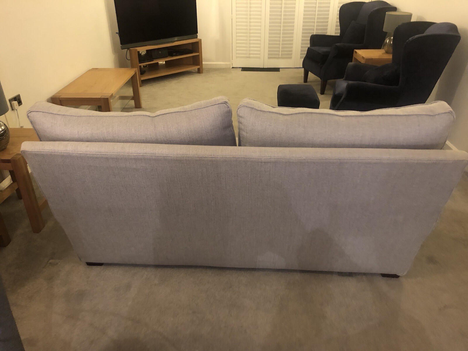 Multiyork 3 Seater Fabric grey Sofa eBay