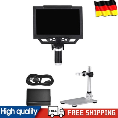 1200X Digital USB Microscope Adjustable Stand 7inch LCD HD Digital Microscopes