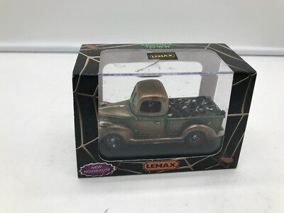 LEMAX Boxed 4in Spooky Town Skeleton Truck Figure CC01B60006