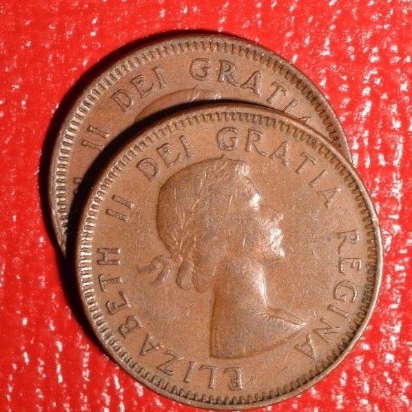 レア品　SUE McNARY ハンドペイントミニチュア額イーゼルペンダントトップ 1953 SF - 1953 NSF two varieties - Canada Pennies - NICE | eBay