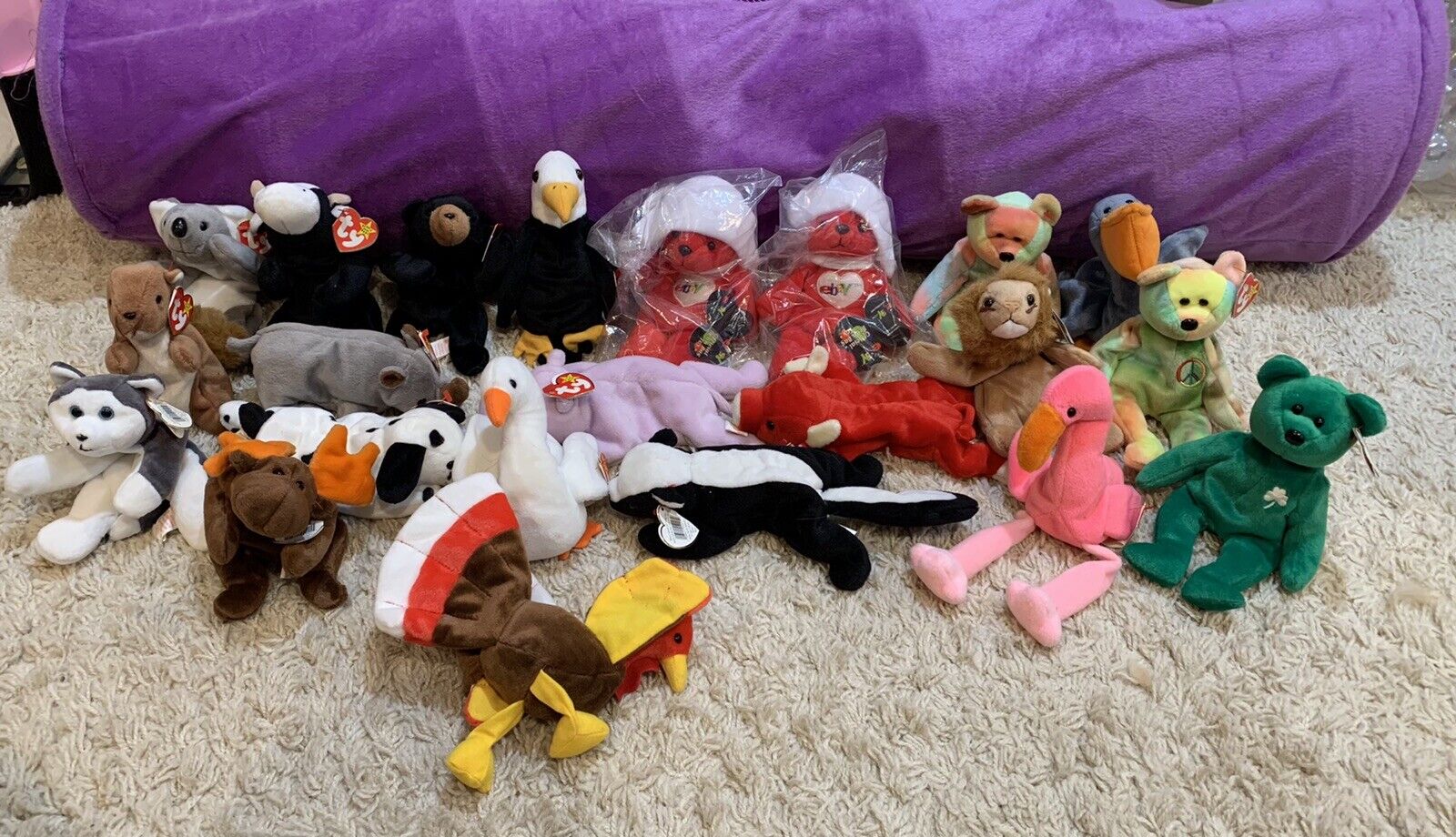 Fashionable Beanie Babies Free shipping anywhere in the nation lot of 22 from 1993-1997 vintage all retired