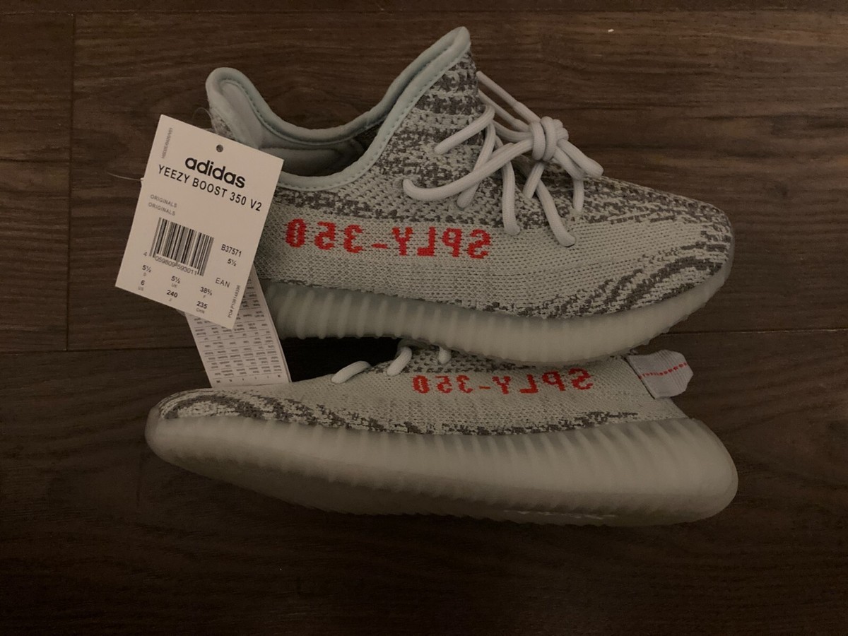 adidas Yeezy 350 v2 Blue Tint UK EU 38 2/3 US Trusted Seller ✅