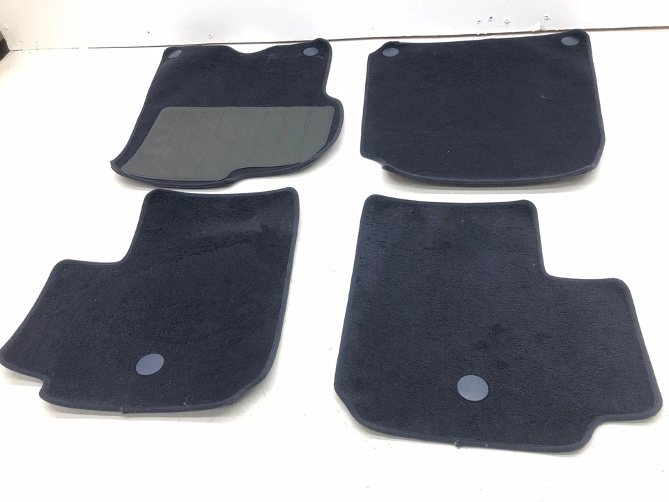2017-2020 FERRARI GTC4LUSSO FRONT REAR FLOOR MAT SET BLUE OEM Foto 2 de 4