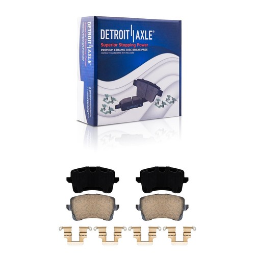 8pc Front Rear Brake Rotors and Ceramic Brake Pads Kit for Audi A4 A5 Quattro Q5 - Picture 6 of 8