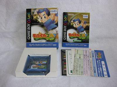 Mobile Golf + Mobile Adapter GB Game Boy Color Nintendo Japan GBC