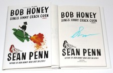 SEAN PENN SIGNED BOB HONEY SINGS... 1ST EDITION BOOK w/COA MYSTIC RIVER ACTOR 