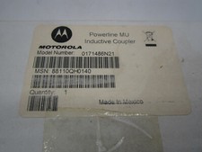 Motorola Powerline MU Inductive Coupler Model 0171486N21 NOS NIB