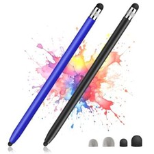 2PCS Stylus Pen Touch Screen Rubber Tip Styluses For iPad Tablet Android Phone