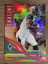 2018 Panini Phoenix Adrenaline Rush Pink #18 Leonard Fournette /199
